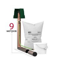 Электрод электролитический горизонтальный L-9 м, медь, 2 мм, К2М-340-9Г Ключевой Компонент (Хакель) М340006