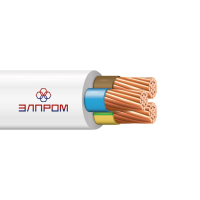 Провод ПВС нг(А)LS 3х0.75 белый(100м) ТРТС Элпром БП-00012851