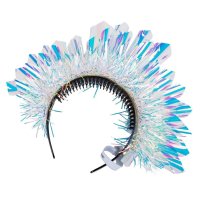 Светильник декоративный Ободок на батарейках 3*LR44 в комплекте 10 светодиодов Белый свет Цвет корпуса радужный TM Uniel ULD-R513 3LR44 HEADBAND UL-00012223