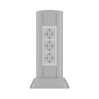 Миниколонна алюминиевая 0.35м серый металлик RAL 9006 DKC 19534