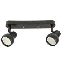 Светильник DLC-S621 GU10x2 BLACK декоративный накладной  Sotto Без лампы цоколь GU10x2шт металл черный Fametto Uniel UL-00009798
