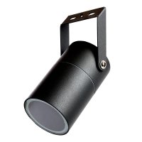 Светильник ДБУ GU10 без лампы наклонный IP54 черный FERON DH1703 48329