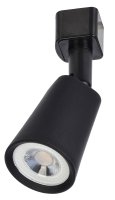 LIGHTING Светильник светодиодный трековый ДТО 1401 6Вт 4000К однофазный 50град черный IEK LT-DSO0-1401-06-40-K02