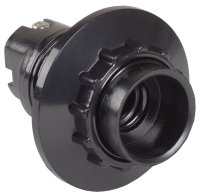 Пкб14-04-К11 Патрон карболитовый с кольцом, Е14, черный (50 шт), стикер на изделии, IEK EPK21-04-01-K01