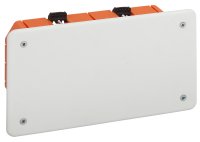 Коробка распаячная KRP 172х96х45мм для полых стен саморез. пласт. лапки, крышка IP20 (70/630) ЭРА Б0047263 Коробка распаячная KRP 172х96х45мм для полых стен саморез. пласт. лапки, крышка IP20 (70/630) ЭРА Б0047263