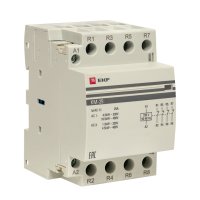 Контактор модульный КМ 25А 4NC (3 мод.) PROxima EKF km-3-25-04 Контактор модульный КМ 25А 4NC (3 мод.) PROxima EKF km-3-25-04