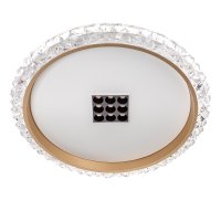 Люстра потолочная светодиодная диммируемая, GALASSIA, с ДУ, 3 режима, 500х500х80мм, 70Вт, 2700К/4200К/6400К, 24м, белый/золото, 51578 8, Ritter RITTER Люстра потолочная светодиодная диммируемая, GALASSIA, с ДУ, 3 режима, 500х500х80мм, 70Вт, 2700К/4200К/6400К, 24м, белый/золото, 51578 8, Ritter RITTER