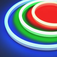 Лента герметичная MOONLIGHT-SIDE-B84-12x24mm 24V RGB (12 W/m, IP68, 5m, wire x2) (Arlight, Вывод кабеля прямой) 042751