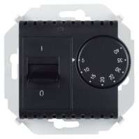 15 Регулятор для теплого пола 16А 230В графит Simon 1591775-038