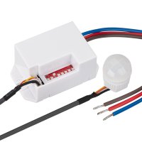 Датчик движения PRIME-PIR-IN-360-230V-MULTI (56x33мм, 800W, IP20) (ARL, -) Arlight 027387