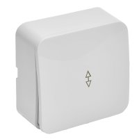 Переключатель 1-клавишный 250В 10А серия София белый STEKKER MSW10-12-01 49386