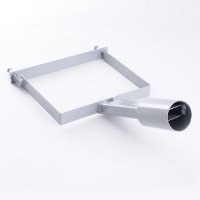 Кронштейн на опору с 1 хомутом диаметр трубы 48мм серый для уличного светильника FERON ДС-3-48 41431