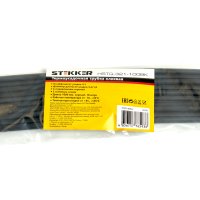 HSTG-321-100BK Термоусадочная трубка клеевая 3,2/1,0 длина 100 см., усадка 3:1, черный STEKKER HSTG-321-100BK 39751