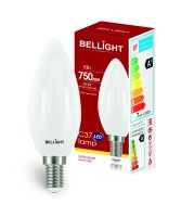 Лампа LED 8Вт 3000K 750Лм E14 Свеча BELLIGHT 88297891