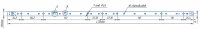 Модуль светодиодный LINE 470x11.6 AL1 2x9 Lumileds 2835 CRI80 5000K DL250 Аргос-Электрон MOD4702951