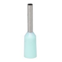 Наконечник-гильза 0,34-8мм с изолированным фланцем,  бирюзовый DKC IF0.34-08TQ
