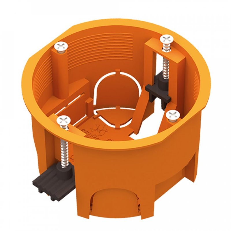 Коробка установочная ГСК 80-0600-2С стойкая к горению (ПВ-2) 68х45 (200шт/кор) Промрукав