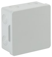 Коробка распаячн. открытой установки КОР 100х100х50мм без гермовводов 8 вх. IP54 (60/960) ЭРА Б0037440