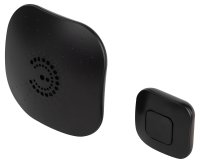 Звонок дверной BIONIC Black беспроводной, черный, 6 мелодий ЭРА Б0054779 Звонок дверной BIONIC Black беспроводной, черный, 6 мелодий ЭРА Б0054779