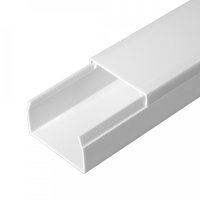 Кабель-канал белый 2-й замок в п/э 40х25 (24 м/уп) Промрукав PR03.0053