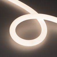 Лента герметичная MOONLIGHT-SIDE-FP-X1088-D25mm 24V Day4000 (20 W/m, IP65, 5m, wire x1) (Arlight, Вывод кабеля боковой) 038867