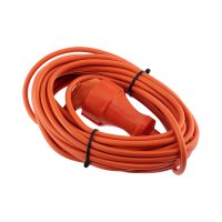 Удлинитель-шнур ПВС 3х0,75, 10 м, с/з, 6 А, 1300 Вт, IP44, оранжевый ProConnect 11-7108