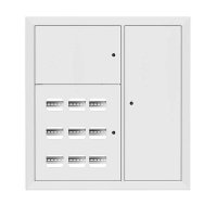 Щит этажный 9 кв. RAL9003 3 окна в ряд по гориз. (1000х950х150) EKF PROxima mb29-v-9-ral9003-1