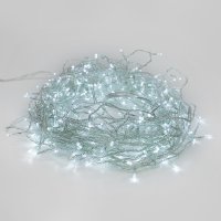 Гирлянда светодиодная Дождь 1.5х1.5 м 144 LED, прозрачный ПВХ, с контроллером, холодное белое свечение Neon-Night 235-035