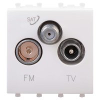 Avanti TV-FM-SAT ''Белое облако'', 16A, 2 модульный DKC 4400532
