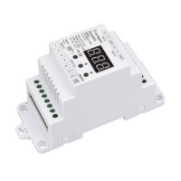 Декодер SMART-K23-DMX512-DIN (12-24V, 3x6A) (ARL, IP20 Пластик, 5 лет) Arlight 027126
