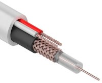 Кабель КВК-В-1,5+2x0,75 кв.мм (Cu/Cu) белый (200 м), REXANT 01-4014 Кабель КВК-В-1,5+2x0,75 кв.мм (Cu/Cu) белый (200 м), REXANT 01-4014
