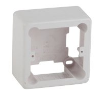 Коробка установочная 1-местная под кабель-канал КУK 85х85х42мм белая IP20 (44/1760) ЭРА Б0047294