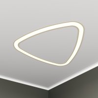 Светильник светодиодный RVE-LBX-HOLE-LITUS-830-V (Треугольник Рело закругл. с отв. 830х790х70мм S50мм 56Вт встраиваемый 4000K Белый) RVElektro RVE00002854