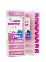 Аккумулятор R6 (АА) 2800mAh Ni-Mh 8 шт в боксе Космос KOCR6NIMH2800mAh8B