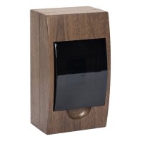 Щит распределительный навесной ЩРН-П- 4 темное дерево IP41 PROxima EKF pb40-n-4-dark