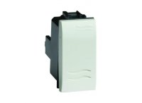 Выключатель кнопка бежевый одномодульный DKC 75021S