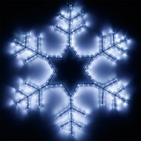 Фигура ARD-SNOWFLAKE-M4-750x750-324LED White (230V, 18W) (Ardecoled, IP65) Arlight 025307
