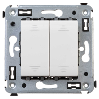 Avanti Выключатель двухклавишный в стену, Белое   облако DKC 4400104