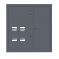 Щит этажный 4 кв. RAL7024 (1000х950х160) PROxima EKF mb29-v-4-ral7024