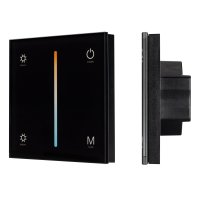 Панель SMART-P21-MIX-G-IN Black (12-24V, 4x3A, Sens, 2.4G) (IP20 Пластик, 5 лет) Arlight 033765