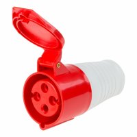 Розетка 224 переносная 3Р+РЕ 32А 380В IP44, REXANT 11-8922