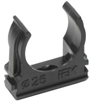 Держатель с защелкой CF25 черный IEK CTA10D-CF25-K02-100