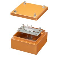 Коробка стальная FS с гладкими стенками и клеммниками  IP66 150х150х80мм 4р  450V 6A  4мм.кв. DKC FSB30404