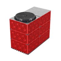 Колодец пластиковый для кабельной канализации с пластиковым люком, 1500х750х1125 DKC 281500