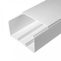 Кабель-канал белый 2-й замок в п/э 100х60 мм (16м/уп) Промрукав PR.0610061