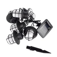 Гирлянда садовая на солнечной батарее USL-S-121/PT2500 LANTERNS Фонарики 72 светодиода Эффект пламени 1*АА Ni-Mh аккумулятор в/к IP44 Uniel UL-00006558