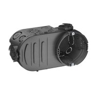 Коробка монтажная для твёрдых D60 мм, длина-148 мм, глуб- 66 мм, с местом для электроники, с винтами OBO Bettermann UE 66 2003726