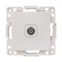 Стокгольм Механизм Розетки TV 1-местной оконечной 10дБ-240МГц белый EKF EYA00-227-10