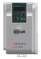 Преобразователь частоты DEKV060-2.2./3.7кВт 3 фазы 380В с торм. модулем Dekraft DEKV060G2R2P3R7T4B