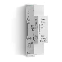 Мост Modbus TCP/IP - Modbus RTU (RS485 ведущий), питание 24В DC, на DIN-рейку IP20 FINDER 6M.BU.0.024.2200 6MBU00242200